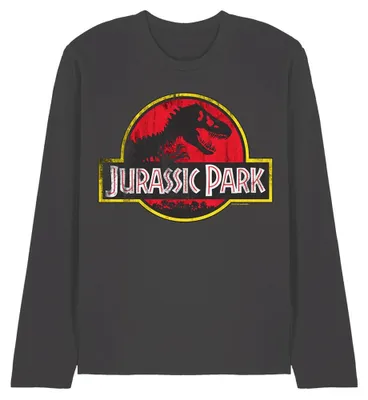 Obrázok produktu pre Tričko s motívom Jurassic Park – uni, dlhý rukáv, model TV35312 (XXL), farba: antracit