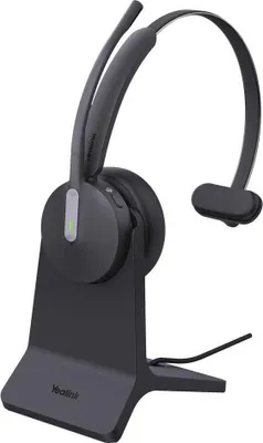 Image de Yealink 1208702 BH70 Mono Teams Headset Schwarz mit Charging Stand