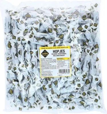 Produktbild von Original niederländische Bonbons Holland Hopjes 1000g Beutel (Kaffee-Karamell Sahne Bonbon)