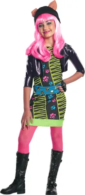 Produktbild von Monster High Howleen Wolf Kostüm Kinder # Gr. L / 140-146 (8-10 J.)