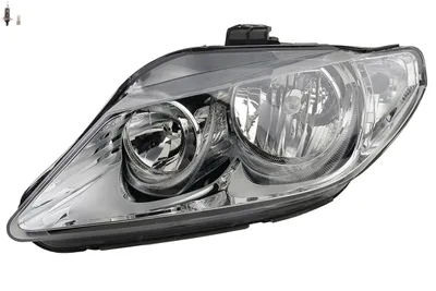 Zdjęcie produktu dla Johns, Reflektory halogenowe przednie pasują do Seat Exeo 12/2008 - od lewej żarówki