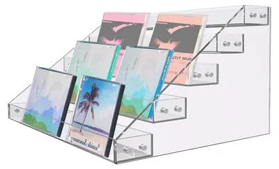 Image de Support acrylique à 5 niveaux pour 40 CD et DVD