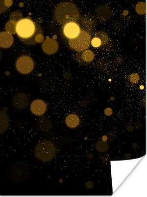 Produktbild von MuchoWow® Poster Gold - Abstrakt - Luxus - Schwarz 120x160 cm - Wandbilder