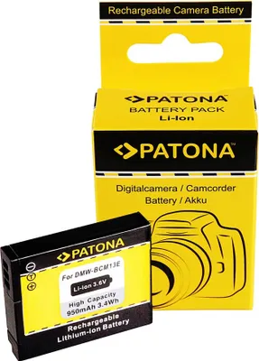 Produktbild von Patona Akku kompatibel mit Panasonic DMW-BCM13E 950 mAH / 3.7Wh / 3,6V
