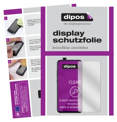 A collage of images showing instructions for applying a screen protector and marketing material for the product.