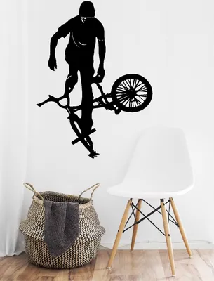 Produktbild von Wandtattoo, Bicycle Motocross, bmx-bike, Fahrrad-MotoCross