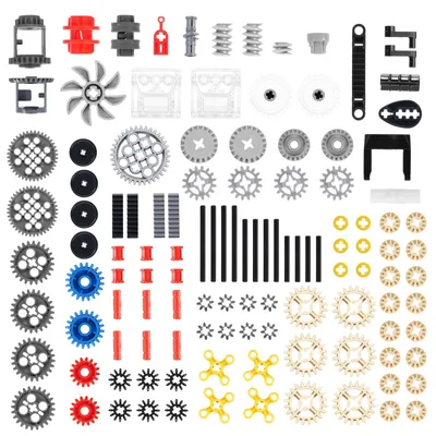 Immagine prodotto di Set di 117 pezzi di ricambi per modelli Technic