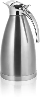 Image de Thermos 2 litres en acier inoxydable, isotherme, pour conserver la chaleur pendant 12 heures, design élégant