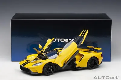 Produktbild von AUTOart 72944 - 1/18 Ford GT 2017 (Yellow / Black) - Neu