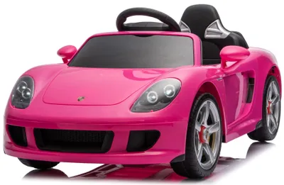 Produktbild von Elektro Kinderfahrzeug Porsche Carrera GT Kinderauto Elektroauto Akku MP3 Fernbedienung pink Sun Baby