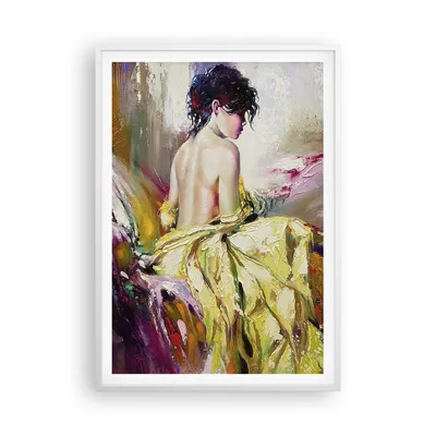 Produktbild von Gerahmtes Poster - Weißer Rahmen - Frau Modell - 70x100 cm - Wand Bild - Wanddeko - Wandbilder - Kunstposter - Wandposter - Bilderrahmen - Bilder - Kunstdruck - Wandbild - P2WPA70x100-3524