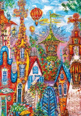Immagine prodotto di HEYE Puzzle Villaggio di Charme: la Porta Blu 500 pezzi