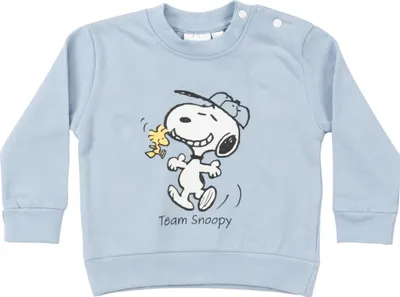 Produktbild von The Peanuts Snoopy Baby Sweatshirt für Jungen - Pullover Babykleidung Oberteil Langarm Hellblau 62-68