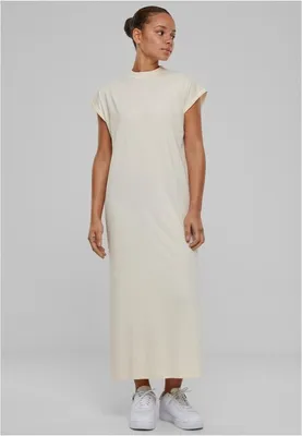 Obrázek produktu pro Dámské šaty Urban Classics Ladies Long Extended Shoulder Dress whitesand - L