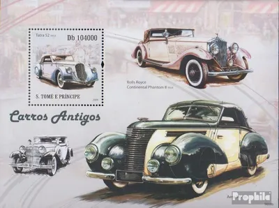 Produktbild von Briefmarken Sao Tome e Principe 2009 Mi Block735 (kompl.Ausg.) postfrisch Alte Autos