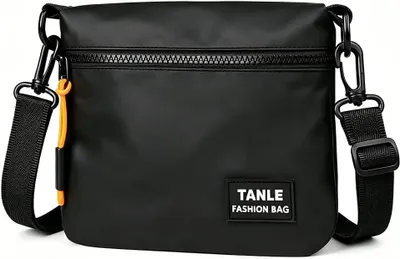 Image de Sac bandoulière pour homme, léger, résistant à l'eau, compact, idéal pour les voyages