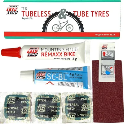 Produktbild von Rema Tip Top Reparatur Set Tubeless & Tube Tyres (Schlauchlos) TT13