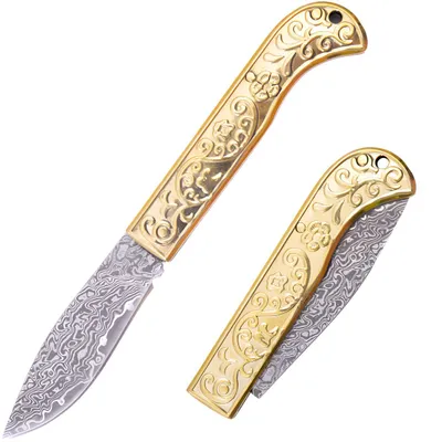 Produktbild von Outdoor Klappmesser WG742 - Gold für Abenteuer KP39534