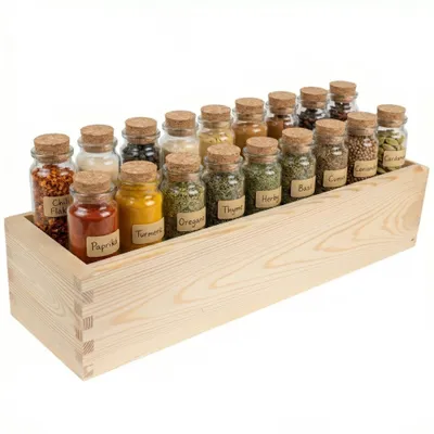 Productafbeelding van Creative Deco opbergdoos houten kist zonder deksel 40x10x9 cm