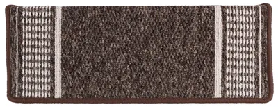 Produktbild von Selbstklebende, rutschfeste Treppenmatte, braun, 28 x 67 cm, 1 Stück