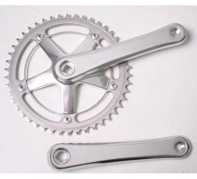 Produktbild von Sturmey Archer Kurbelgarnitur Silber. 46t 170mm fct66 (sa)