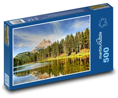 Obrázek produktu pro martinpuzzle - Puzzle 500 - Lago Antorno - Dolomity