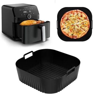 Image de Accessoires en silicone pour friteuse à air chaud - Moules réutilisables - Pour friteuse à air chaud de 7,5 L