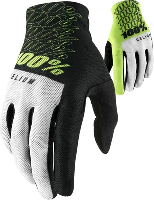 Produktbild von 100% Celium Gloves Fluo Yellow L Cyclo Handschuhe