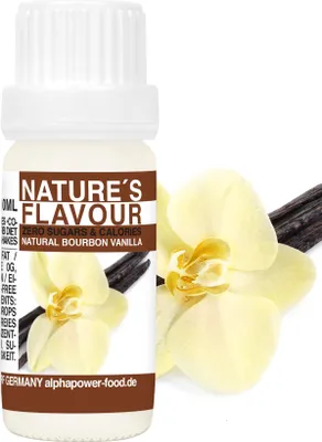 Produktbild von Flavour Drops Natürliches Aroma 10 ml NATURAL BOURBON VANILLA TASTE