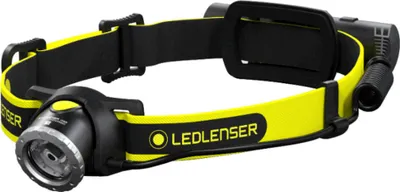 Immagine prodotto di Lampada frontale LED LENSER, LED, 600 lm, 150 m, 1xLi-Ion, orientabile/focalizzabile, bianco-nero LED LENSER IH8R