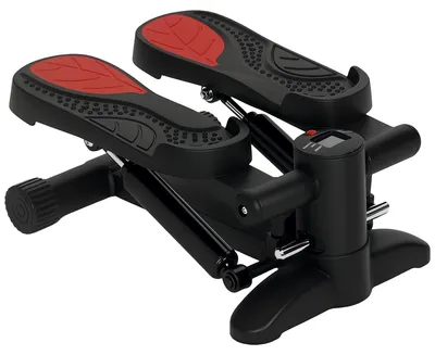Zdjęcie produktu dla Mini stepper, kompaktowa konstrukcja, cicha praca, czarny