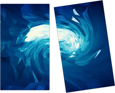 Produktbild von Spritzschutz Herdabdeckplatte Schneidebrett aus Glas Tunnelhintergrund 2-Teilig (60x52cm)