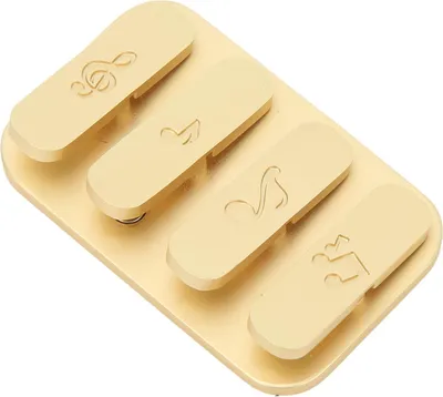 Image de Haptic Slider Toys Anti-stress magnétique Cliqueur Fidget métallique léger et amovible Or