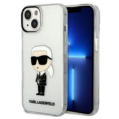 Produktbild von Karl Lagerfeld Ikonik Karl Hülle für Iphone 14 Plus - Transparent