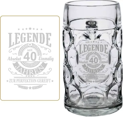 Produktbild von Luxentu ISAR Maßkrug 1,0 l mit Eichung - Legende seit 40 Jahren