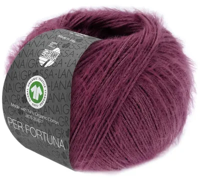 Produktbild von Lana Grossa - Per Fortuna GOTS 0059 burgund