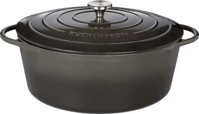 Produktbild von KÜCHENPROFI Bratentopf oval, 35 cm pearl grey PROVENCE