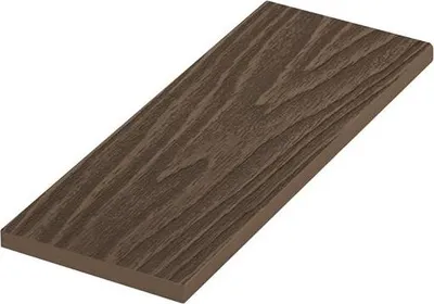 Produktbild von WPC Zaunpfosten Dunkles Holz 100 cm, wartungsfrei, mit natürlichem 3D-Holzdekor