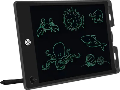 Produktbild von TechKidz, 10 Zoll LCD-Grafiktablett für Kinder, Schwarz