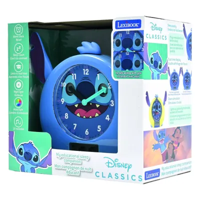Obrázok produktu pre Lexibook Crosslander RLT100D, Digitálny budík, Disney Stitch, Kolo, Modrá, Vnútorný, Detské