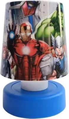 Produktbild von LED Kinder-Nachtlampe AVENGERS 11 cm blau
