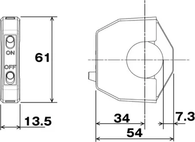 Produktbild von DAYTONA Universal Schalter Flachwippe