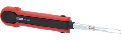 Produktbild von KS TOOLS Entriegelungswerkzeug für Flachstecker/Flachsteckhülsen 2,8 mm, 4,8 mm, 5,8 mm, 6,3 mm (AMP Tyco JPT, AMP Tyco SPT, AMP Tyco, TAB, Delphi HVF2, GHW DFK, GHW MDK 3) (150.1269)