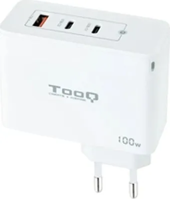 Produktbild von TooQ TQWC-GANQC2PD100W, Drinnen, AC, Weiß