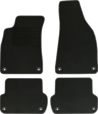 Zdjęcie produktu dla Welurowe dywaniki samochodowe do AUDI S4 B7 2004 – 2009 ECO