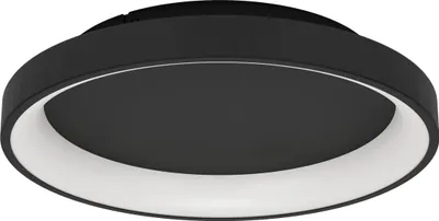Produktbild von LORETELLO Wand-/Deckenleuchte Lampe Beleuchtung - H7,5 x Ø35 cm - schwarz - 12W inkl. - IP20