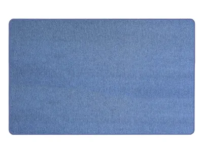 Produktbild von Primaflor Kurzflor Teppich MACAO Blau - 67x200cm - Gekettelter Teppich-Läufer für Wohnzimmer, Kinderzimmer & Flur