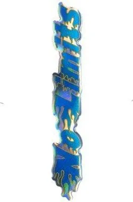 Immagine prodotto di Adesivo No Licons molto detailliert 3D blu