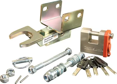 Festes Schloss SCM geprüft Double-Lock Gebremste Anhänger FixedLockWAK35