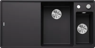 Produktbild von BLANCO AXIA III 6 S-F SILGRANIT schwarz